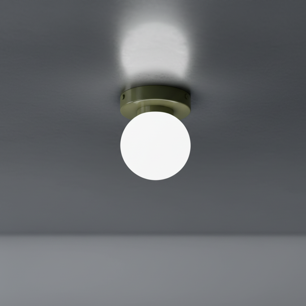 Lumen Frosted Globe Wall Sconce