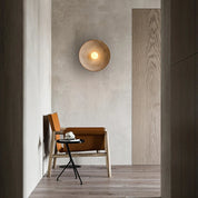 Lumen Ceramic Round LED Wall Lamp