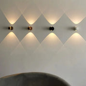 Lumen Hourglass Crystal Wall Sconce