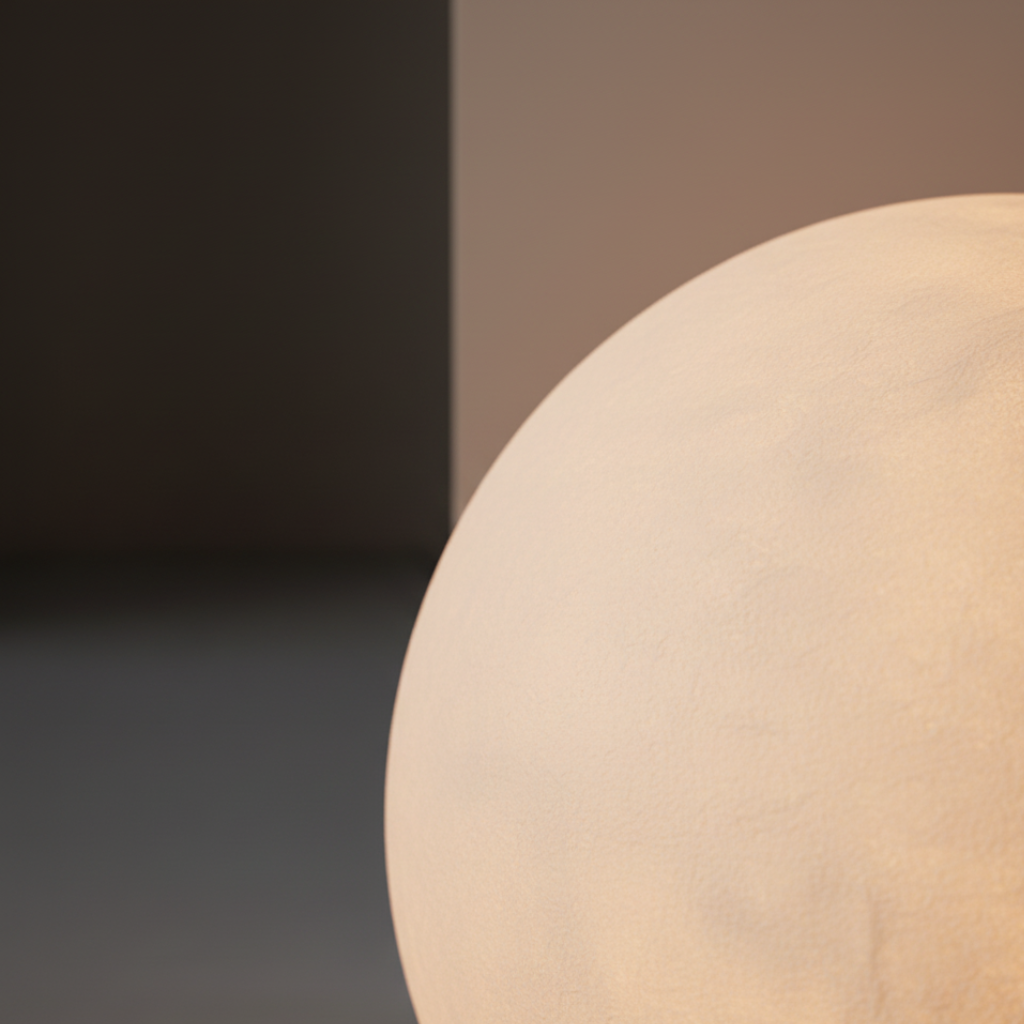 Lumen Resin Globe Floor Lamp