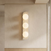 Lumen Neptune Travertine Wall Lamp