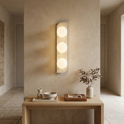 Lumen Neptune Travertine Wall Lamp