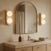 Lumen Neptune Travertine Wall Lamp