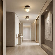 Lumen Piedra Stone Ceiling Light