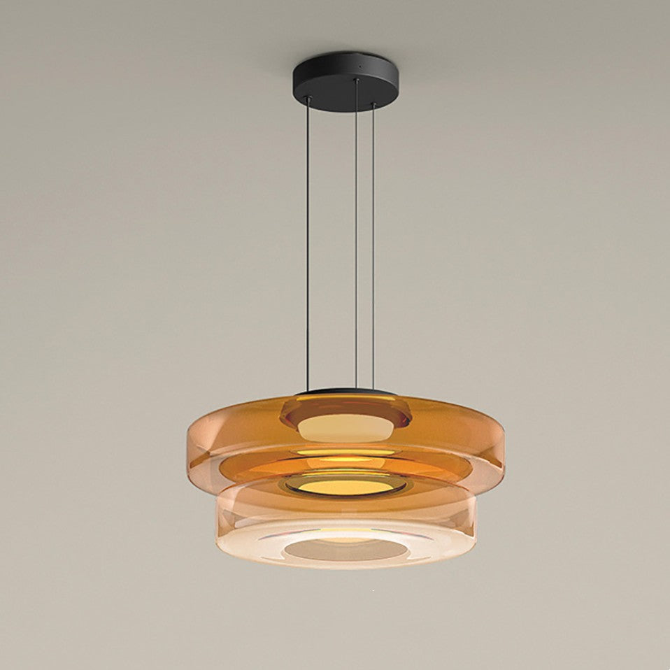 Lumen Carla Bauhaus Glass Pendant Light