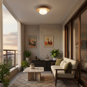 Lumen Mylie Travertine Ceiling Lamp