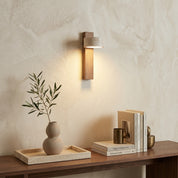 Lumen Tersus Travertine Wall Light