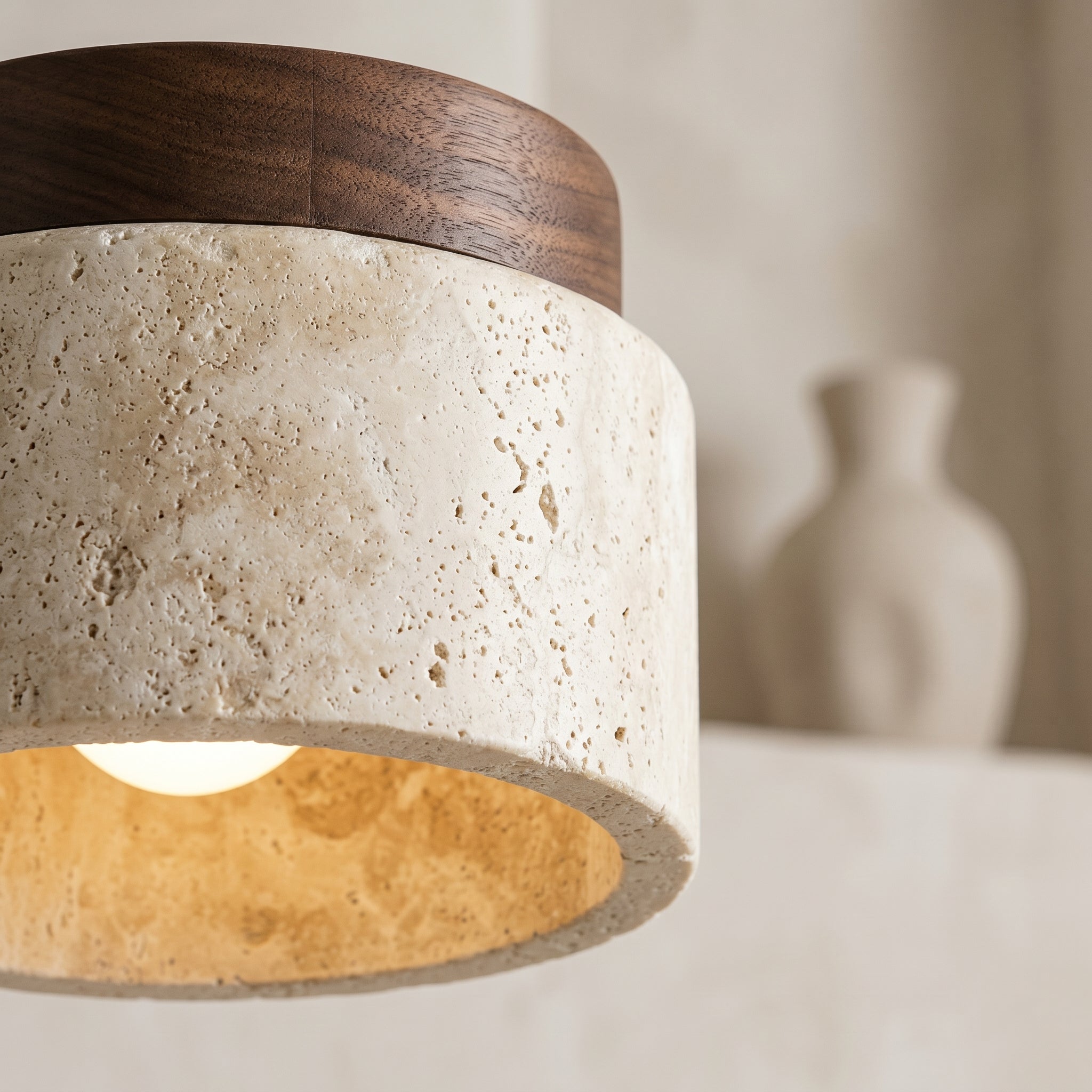 Lumen Sonoma Stone Ceiling Light