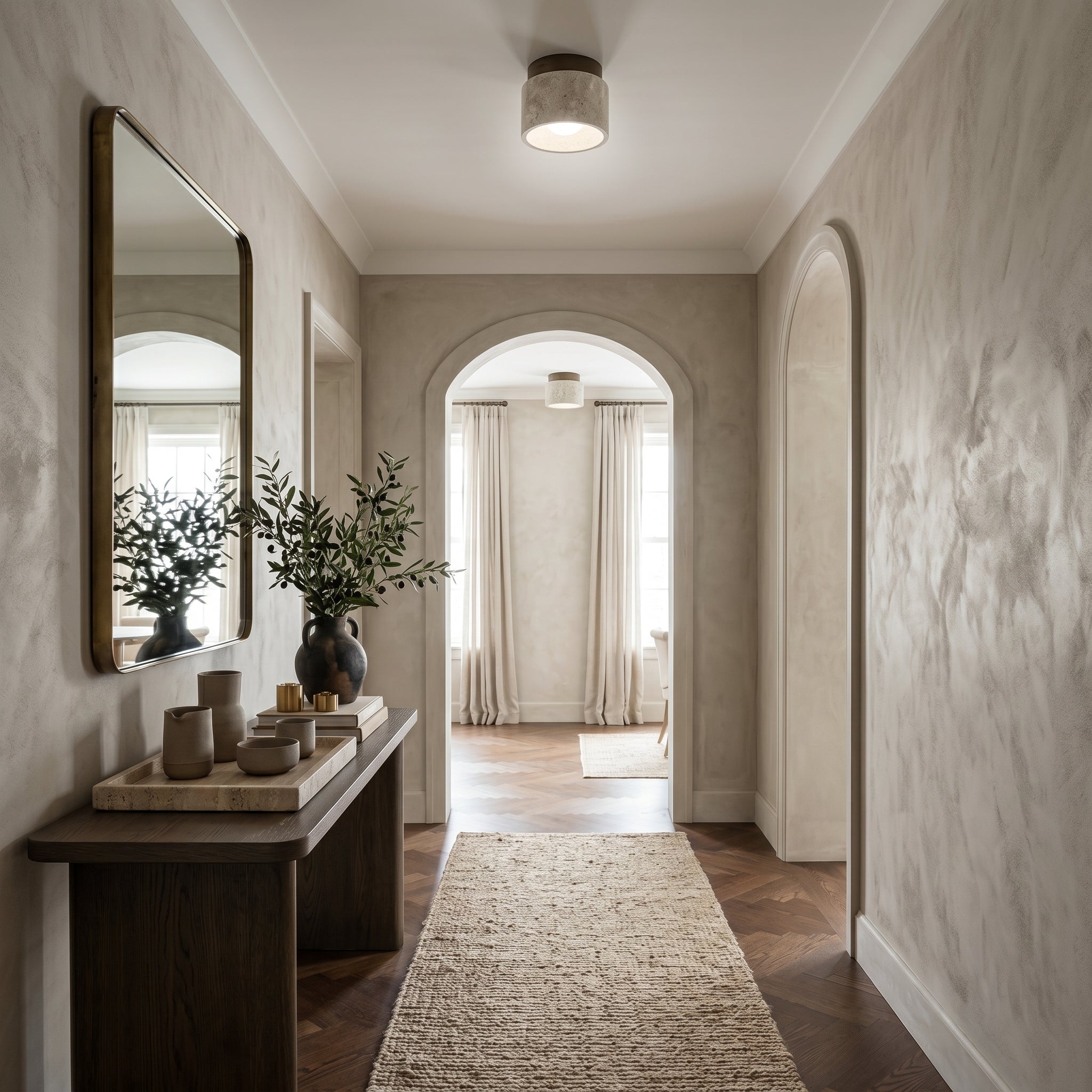 Lumen Sonoma Stone Ceiling Light