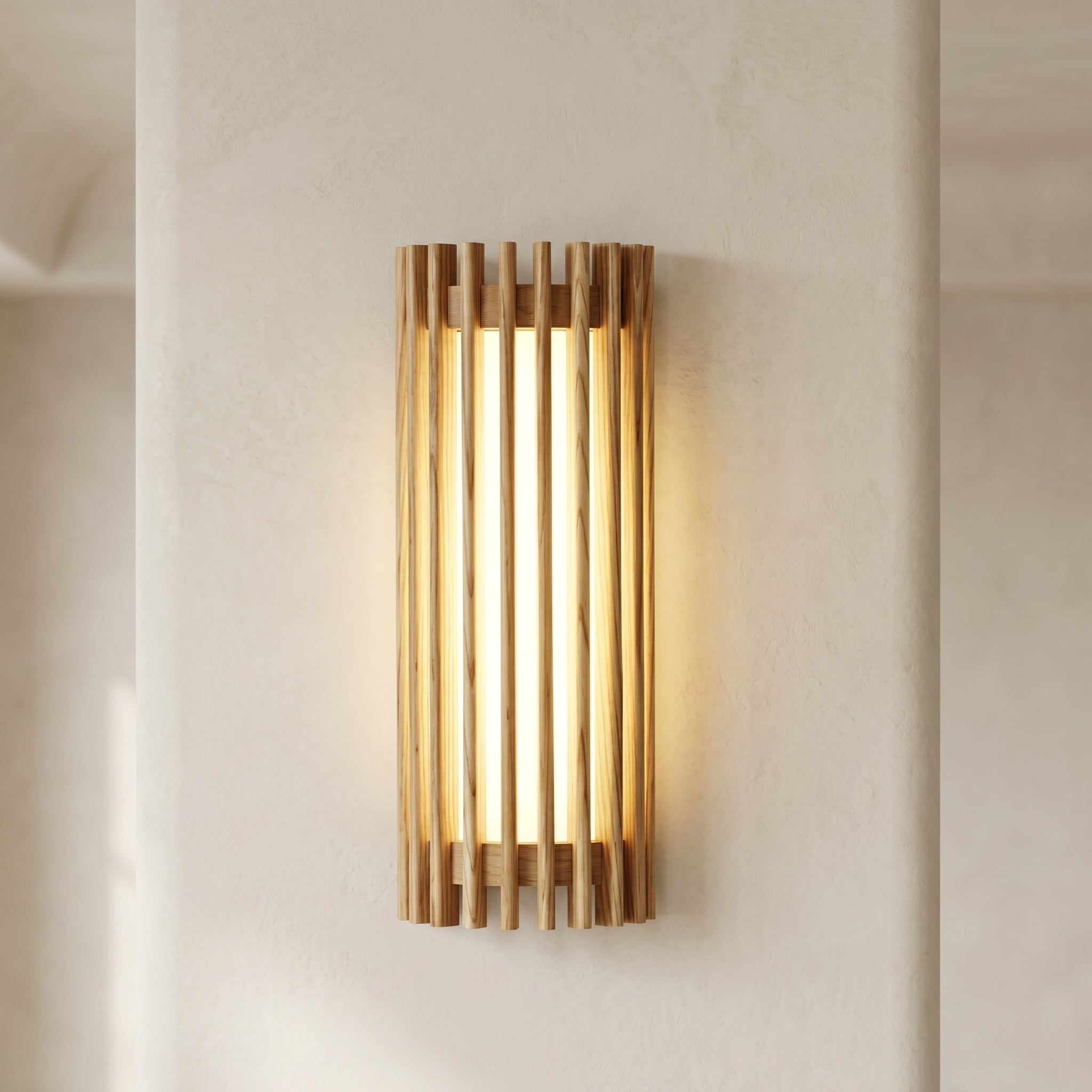 Lumen Regina Walnut Wall Lamp