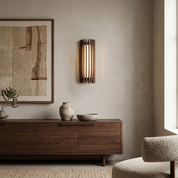 Lumen Regina Walnut Wall Lamp