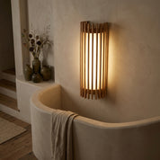 Lumen Regina Walnut Wall Lamp
