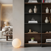 Lumen Resin Globe Floor Lamp