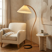 Lumen Caprani Wooden Floor Lamp
