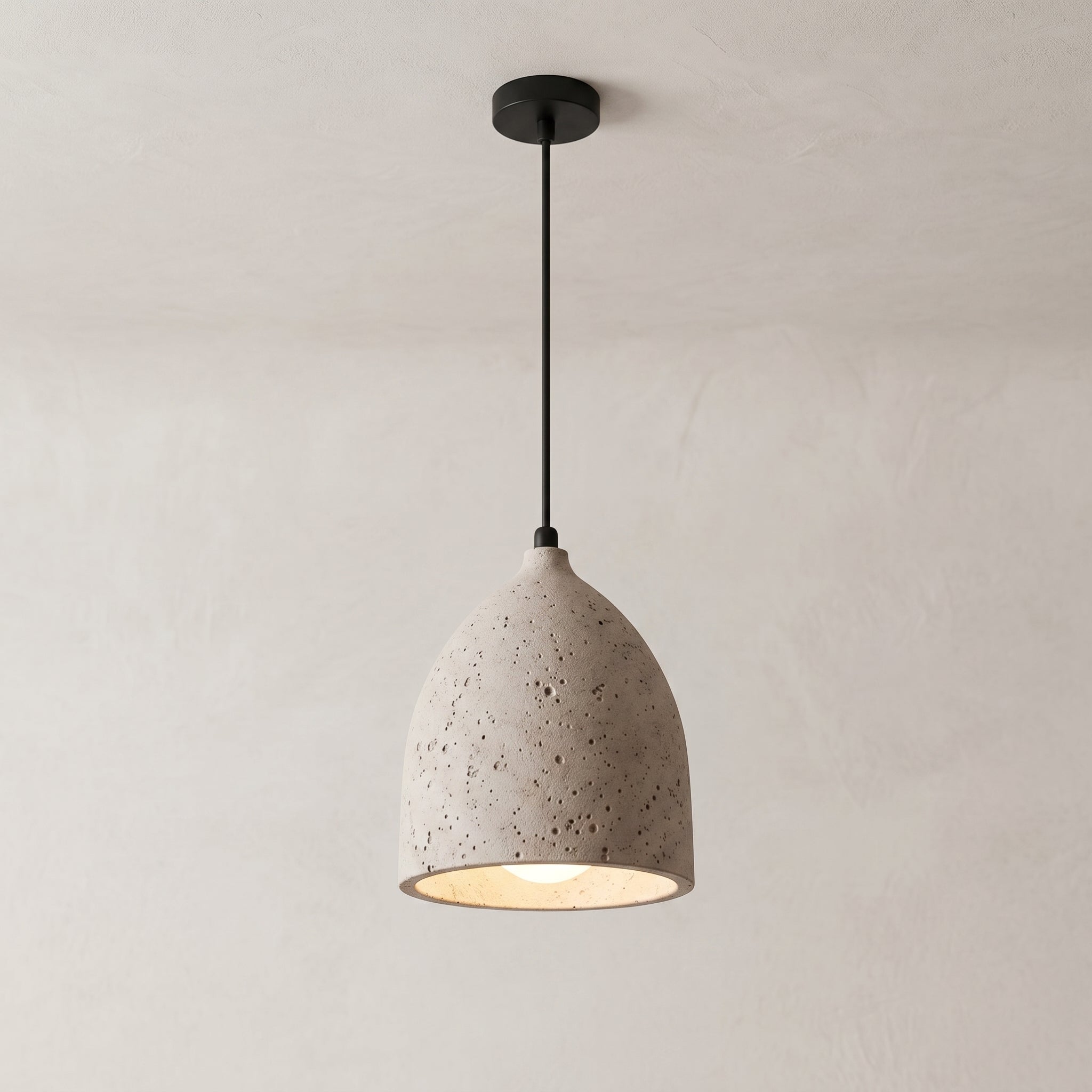 Lumen Volcanic Stone Pendant