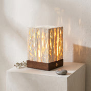 Lumen Velto Travertine Table Lamp