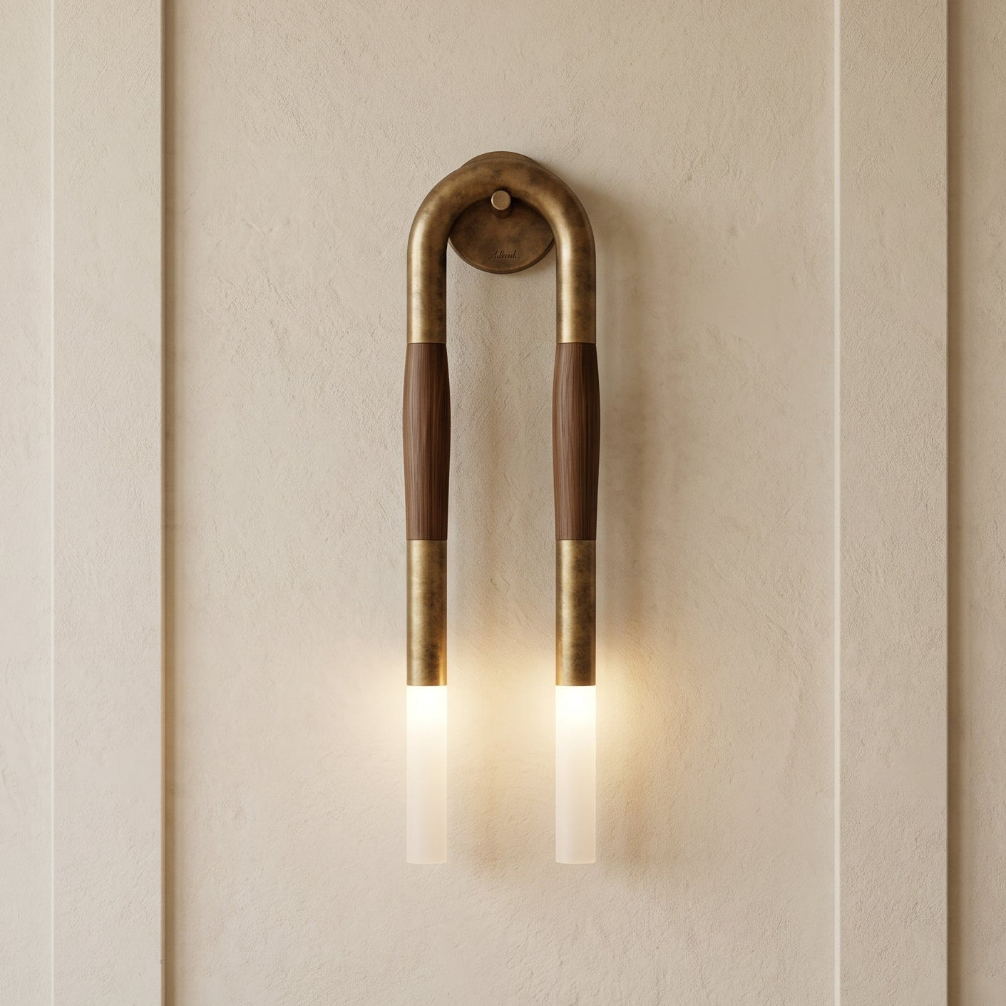 Lumen Horsehair Artistic Wall Sconce