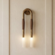 Lumen Horsehair Artistic Wall Sconce