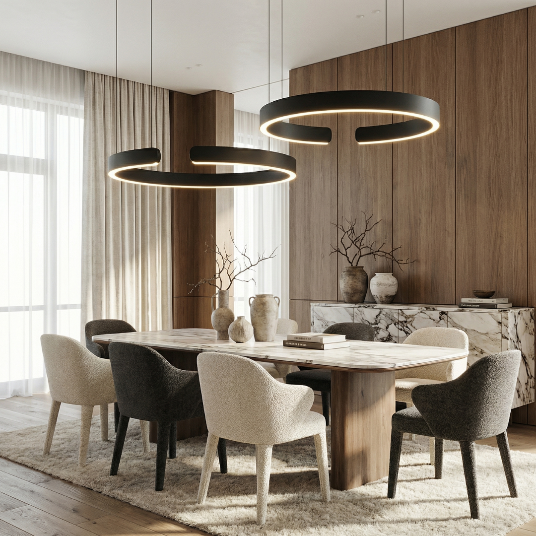 Lumen Orbit Circle Pendant Light
