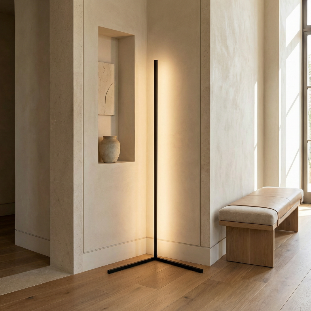 Lumen Corner LED Floor Lamp