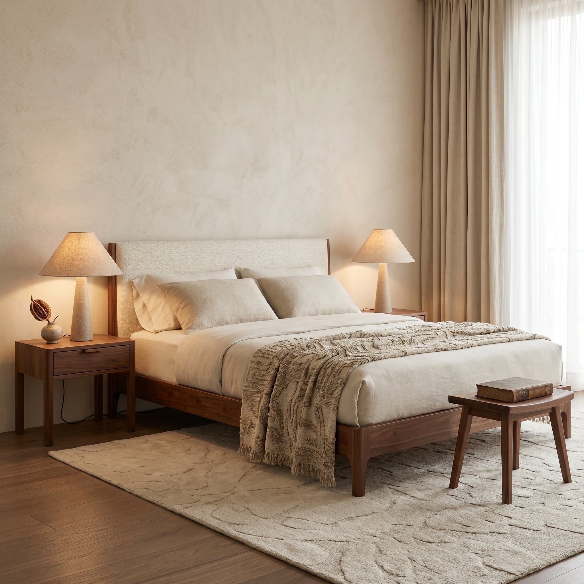 Lumen Lulu Travertine Table Lamp
