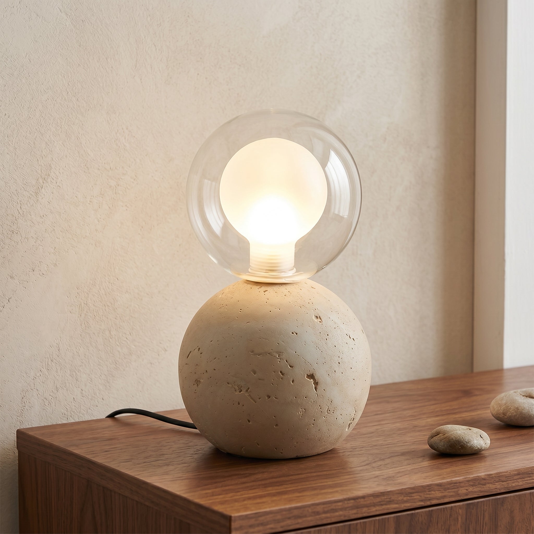 Lumen Stilla Orb Table Lamp