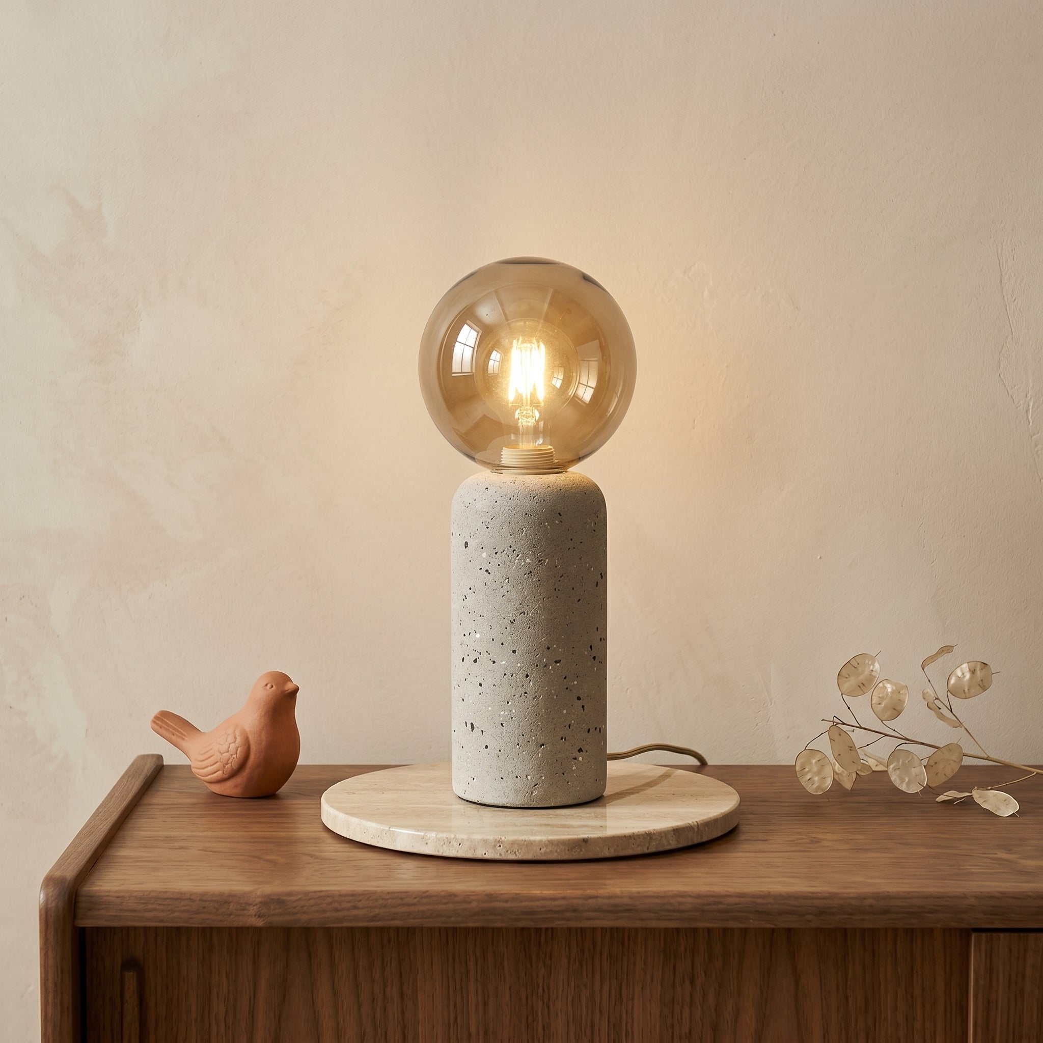 Lumen Stilla Orb Table Lamp