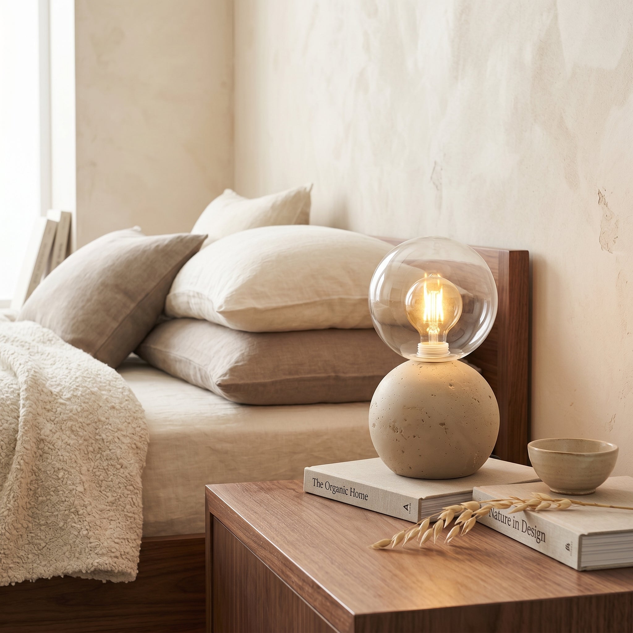 Lumen Stilla Orb Table Lamp