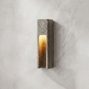Lumen Zoey Travertine Wall Sconce