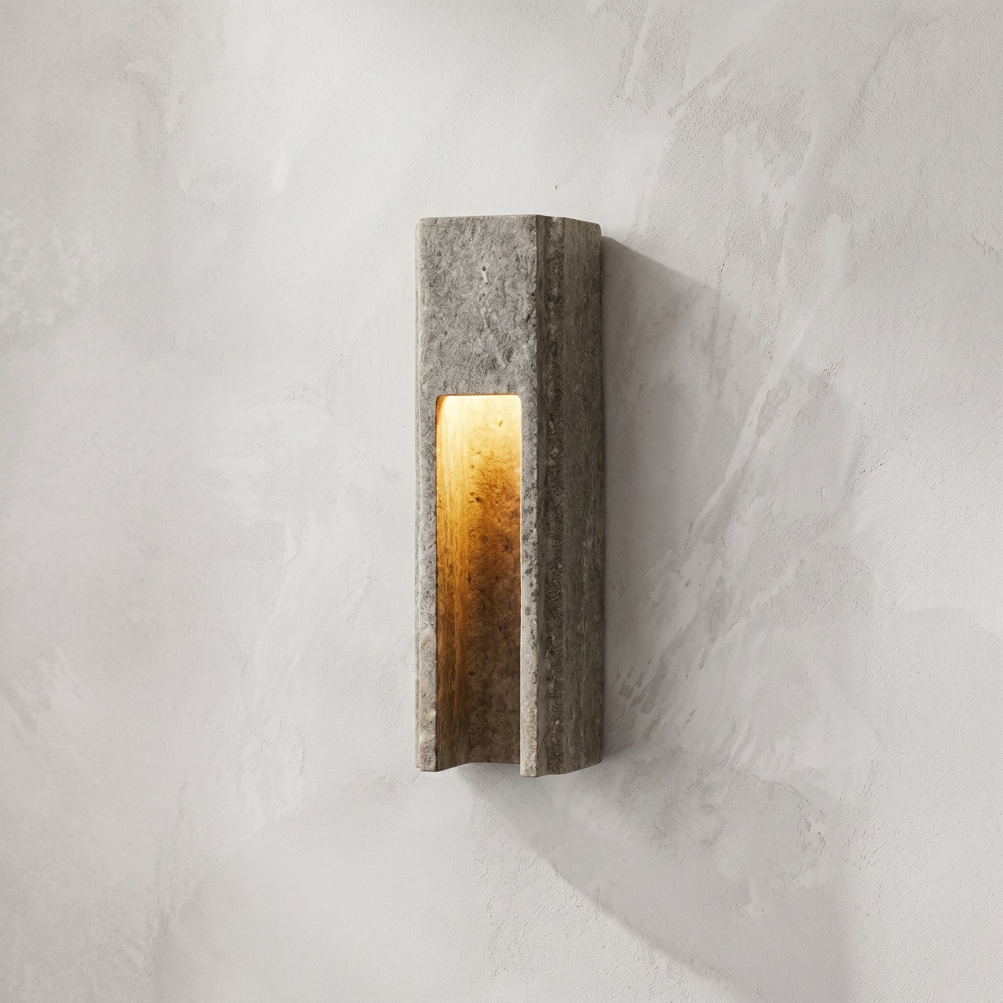 Lumen Zoey Travertine Wall Sconce