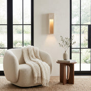 Lumen Zoey Travertine Wall Sconce