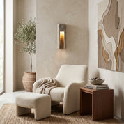 Lumen Zoey Travertine Wall Sconce