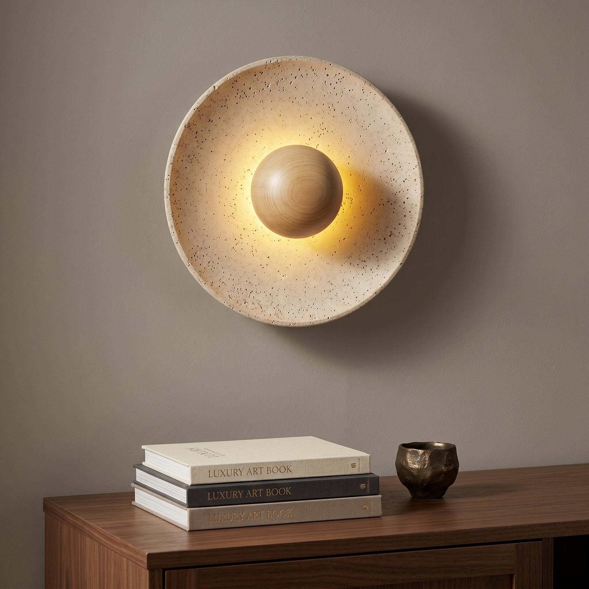 Lumen Heliara Halo Wall Light