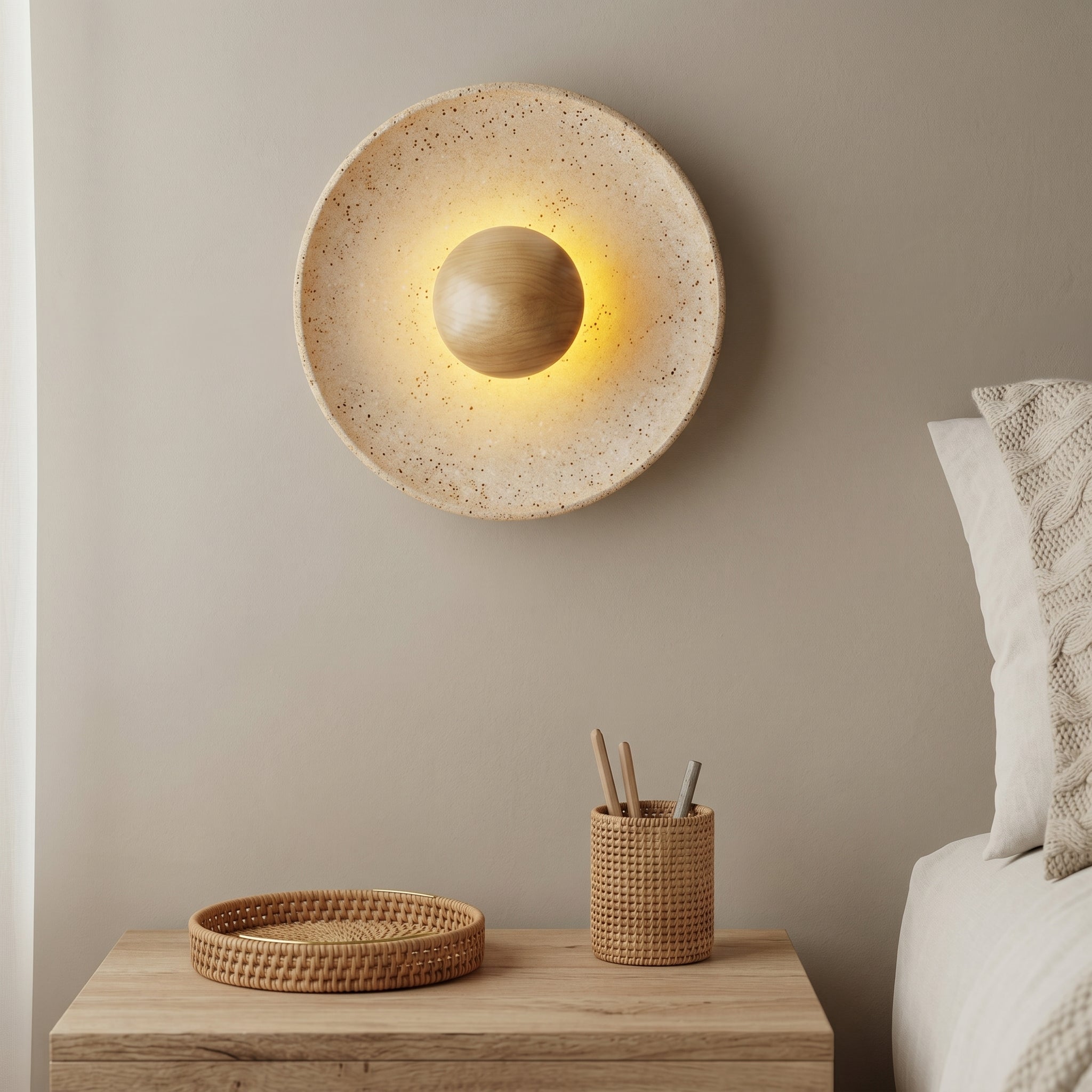 Lumen Heliara Halo Wall Light