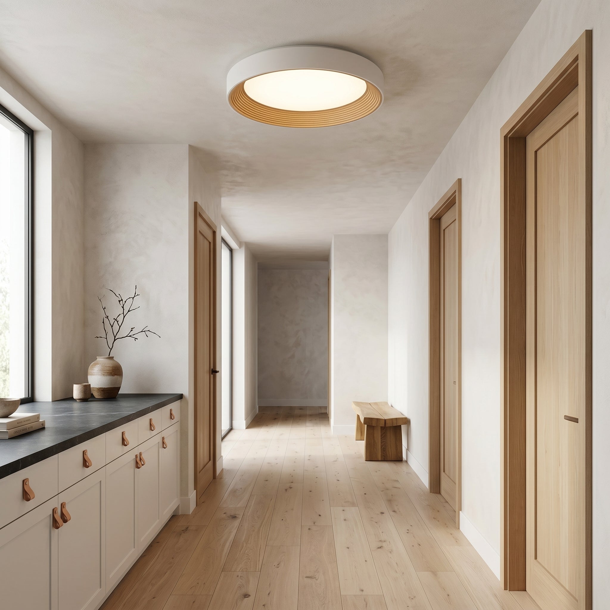 Lumen Remy Round Flush Mount