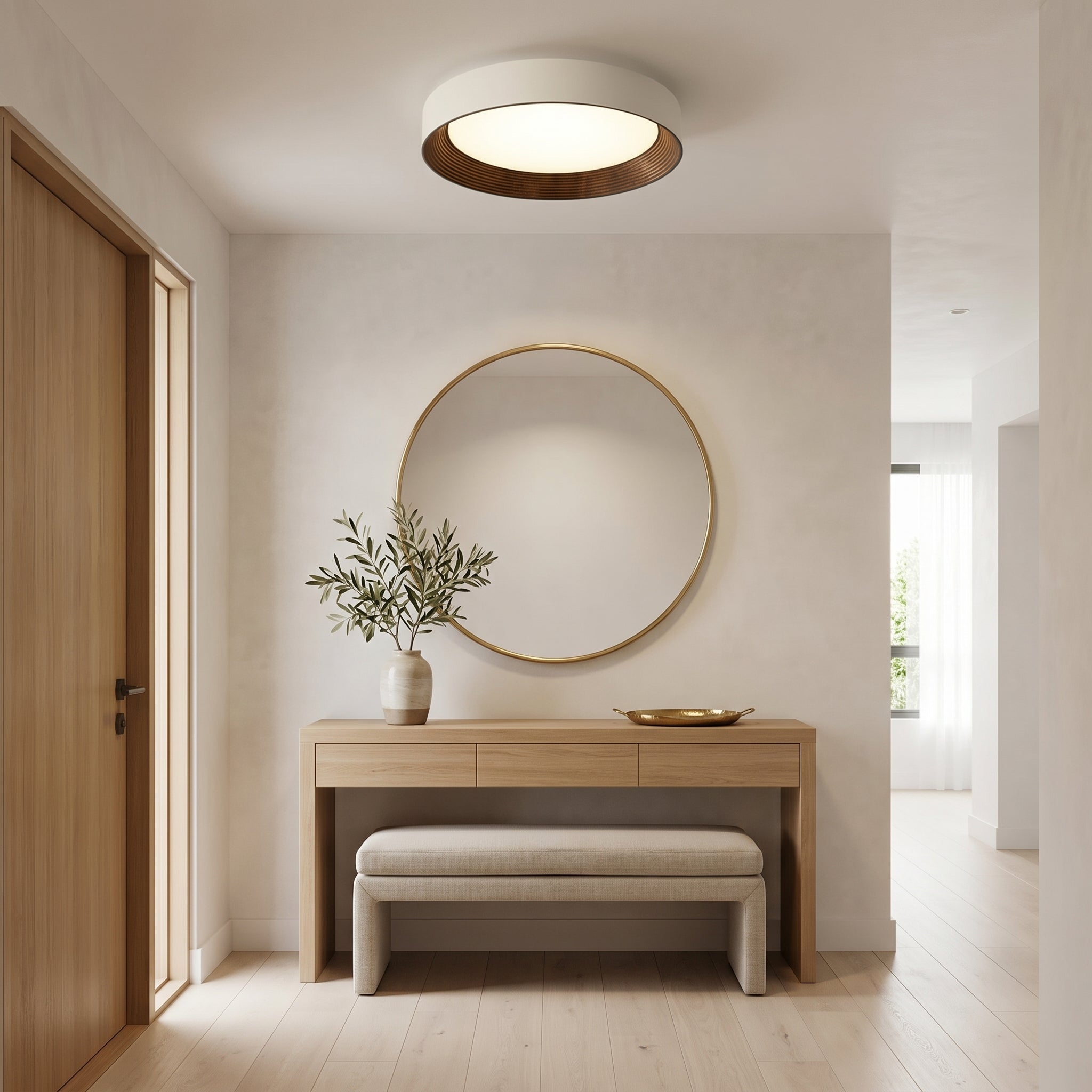 Lumen Remy Round Flush Mount