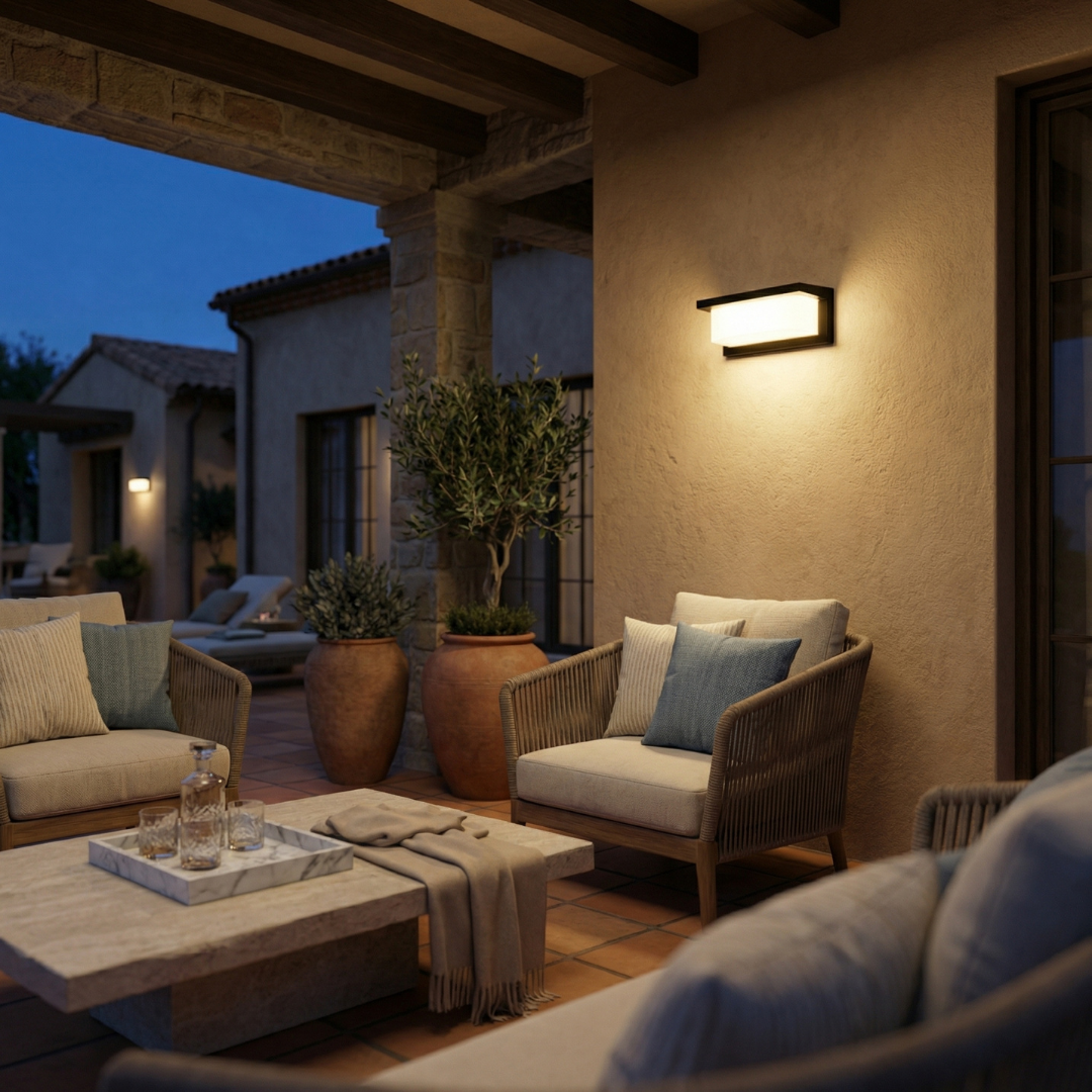Lumen Outdoor Waterproof Motion Sensor Wall Light