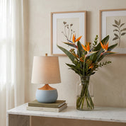Lumen Thalyn Linen Cement Table Lamp