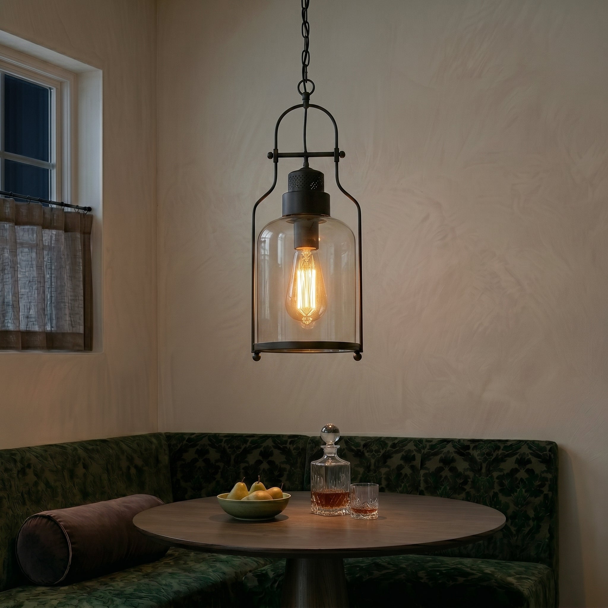 Lumen Morris Metal Glass Pendant