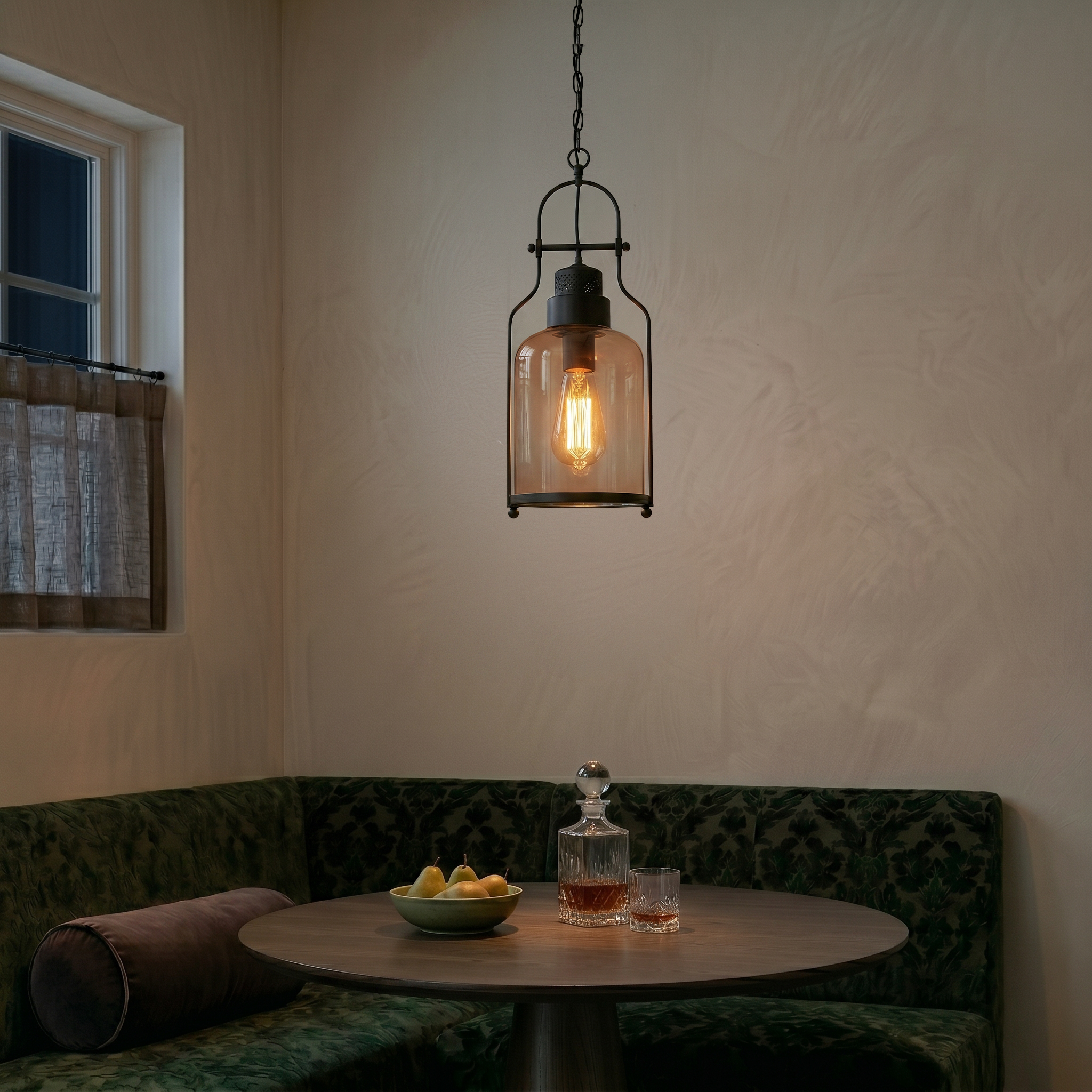Lumen Morris Metal Glass Pendant