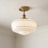 Lumen Talos Round Glass Ceiling Light