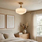 Lumen Talos Round Glass Ceiling Light