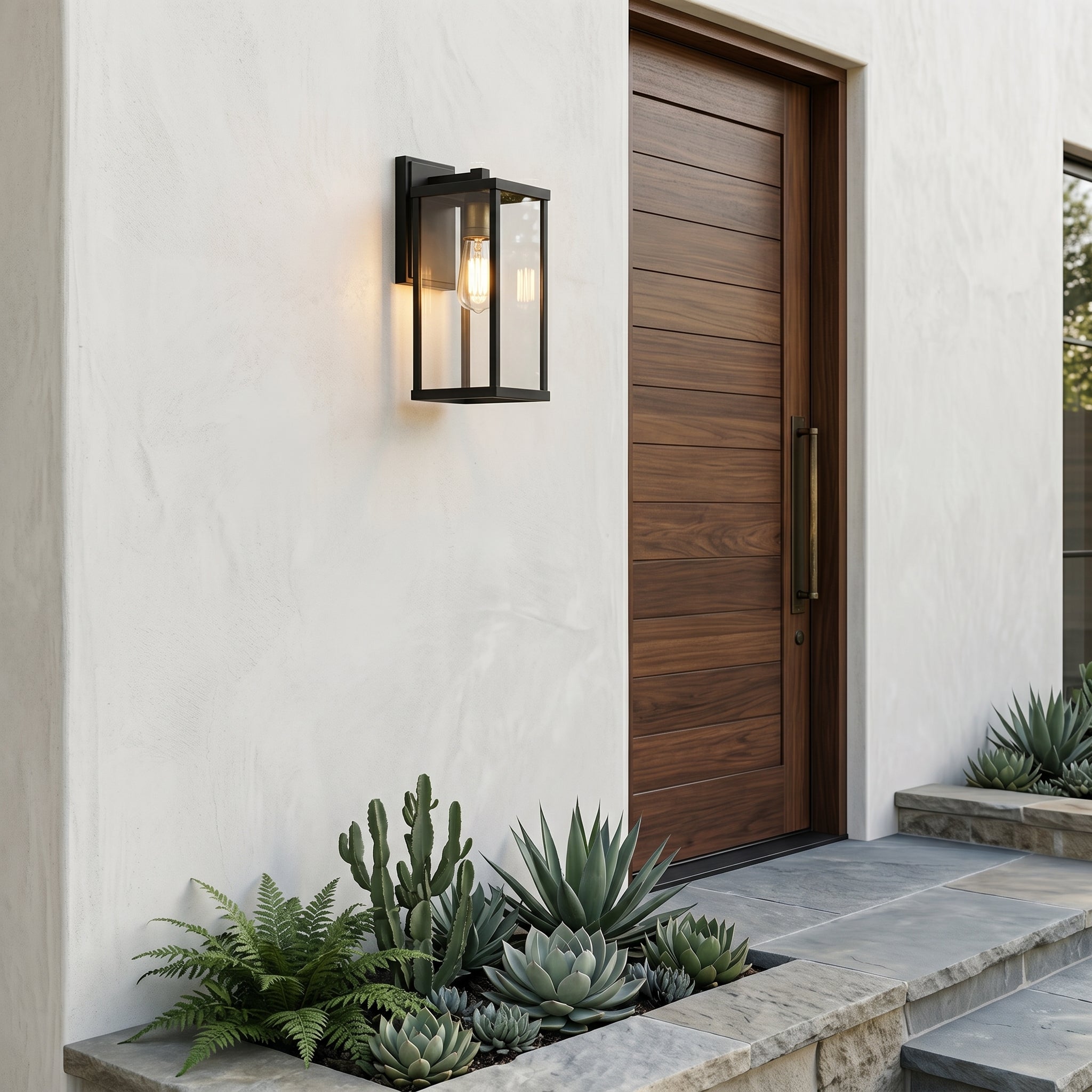 Lumen Radenko Glass Outdoor Sconce