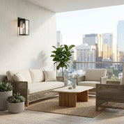 Lumen Radenko Glass Outdoor Sconce