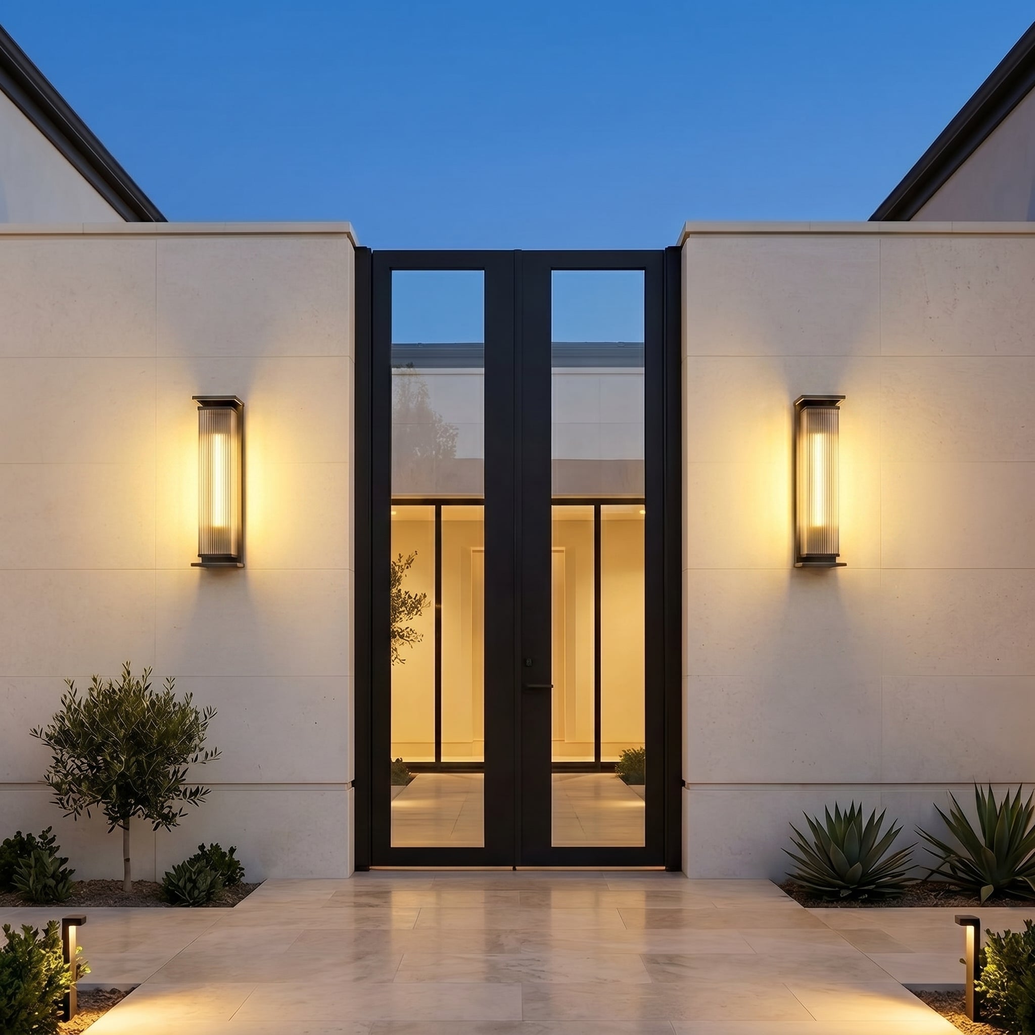 Lumen Solar Box Wall Lamp