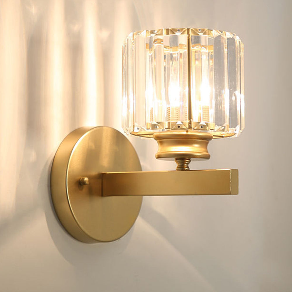 Lumen Crystal Hallway Wall Light