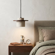 Lumen Coren Travertine Stone Pendant