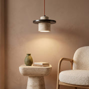 Lumen Coren Travertine Stone Pendant