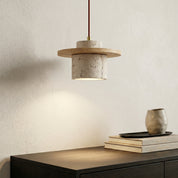 Lumen Coren Travertine Stone Pendant