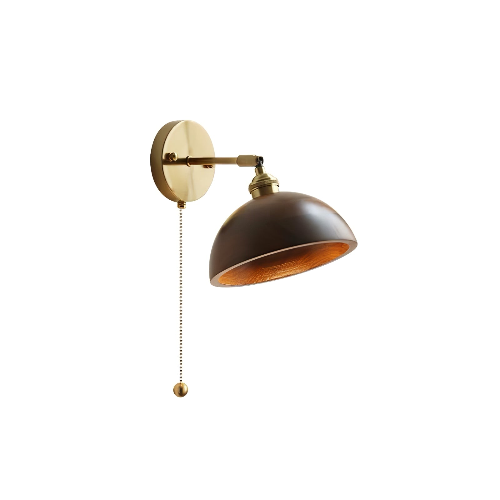 Lumen Vintage Wood Wall Sconce